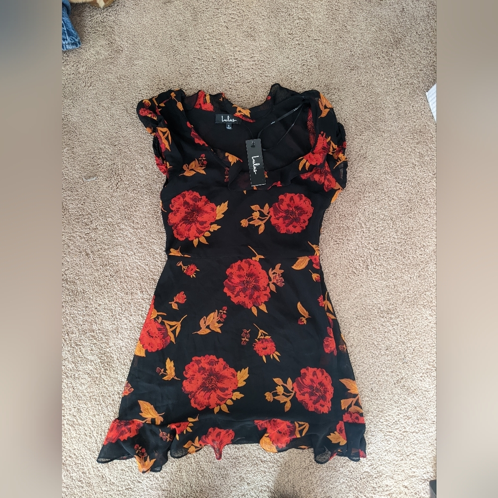 Lulu's floral mini dress